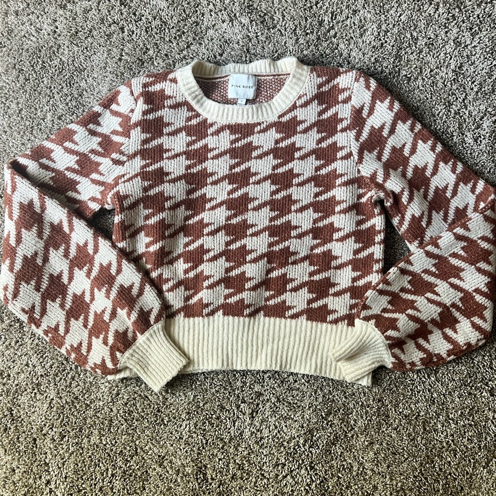 Pink Rose Sweater